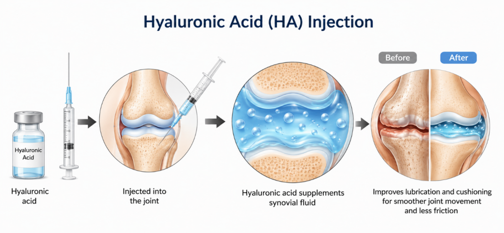 Hyaluronic acid injection Singapore.