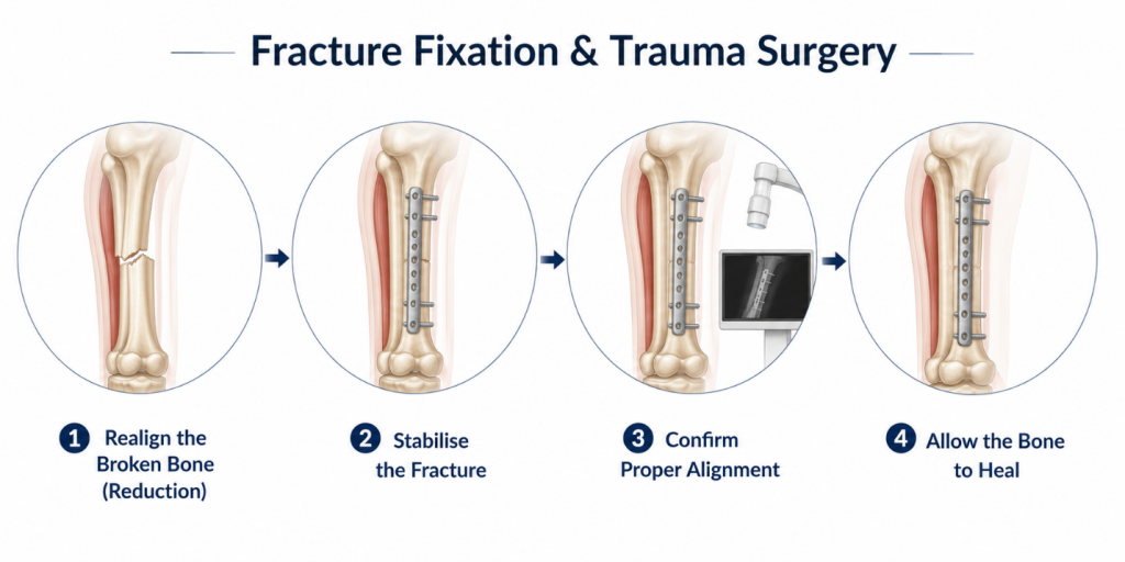 Fracture fixation surgery Singapore.